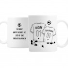 Personalised Football Mini Me Mug – Custom Football Fan Gift Personalised Football Mini Me Mug – Custom Football Fan Gift