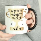 Personalised World's Best Teacher Trophy Mug – Thank You Teacher Gift Personalised World's Best Teacher Trophy Mug – Thank You Teacher Gift