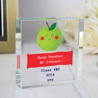 Personalised Happy Apple Teacher Crystal Token – Thank You Teacher Gift Personalised Happy Apple Teacher Crystal Token – Thank You Teacher Gift