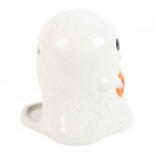 Ghost Shaped Tealight Candle Holder With Pumpkin