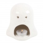 Ghost Shaped Tealight Candle Holder With Pumpkin