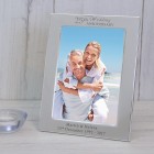 Personalised Engraved Special Wedding Anniversary Silver Plated Photo Frame 25th 30th Wedding Gift Silver Wedding Anniversary Gift