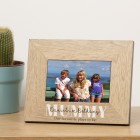 Personalised Daddy / Dad Wooden Photo Frame Gift Me and Daddy 6 x 4