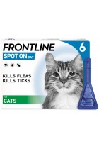 FRONTLINE Spot On Flea & Tick Treatment for Cats 6 Pipettes
