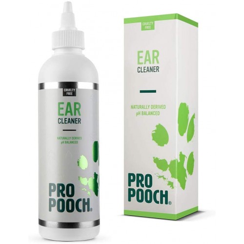 Pro Pooch Dog Ear Cleaner (250 ML) Stop Itching, Head Shaking & Smell. Vet Recommended