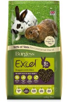Burgess Excel Nuggets with Mint Adult Rabbit Food, 10 kg