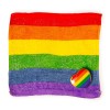 Rainbow Pride Travel Towel LGBT Flag Compressed