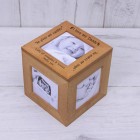 love Daddy Oak Photo Cube Personalised