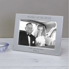 Personalised Engraved Wedding Silver Plated Photo Frame Custom Father of the Bride Gift Christmas Gift