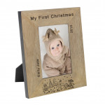 My First Christmas Wood Frame - 6x4 Picture Frame My First Christmas Wood Frame - 6x4 Picture Frame