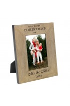 our first christmas as Wood Frame 6x4