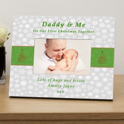 ..... &amp; Me 1st Xmas together personalised photo frame Picture Frame