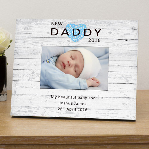 New Daddy Personalised Photo Frame