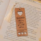 Personalised Gift For Mum Wooden Bookmark & Tassel This is Where You Fell Asleep Gift For Mum on Mothers Day Gift For Mummy or Mother