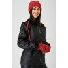 Red Beanie Hat and Gloves Set
