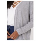 Long Grey Cardigan Knitted