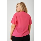 Ruffle Front Top in Pink