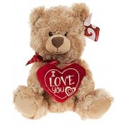 10" Soft Plush Teddy Bear Holding I Love You Heart Valentines Day Gift
