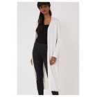 Longline Cardigan Knitted in Cream