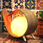 Natural Coconut Lamp, Hand Made Lamp, Unusual Lamp, Modern Lamp, Coconut Lamps