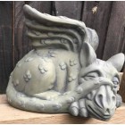 Latex Craft Mould To Make Gothic Dragon Garden Ornament Art & Crafts Hobby Business 8x12 Inches Large Cute Dragon