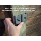 Concrete Fence Post Fix Brackets For Hanging Anything No Drilling Heavy Duty 4"x4"