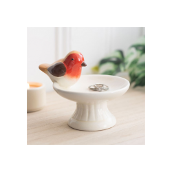 Robin Bird Bath Trinket Dish Robin Bird Bath Trinket Dish