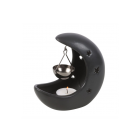 Black Crescent Moon Hanging Oil Burner Black Crescent Moon Hanging Oil Burner