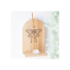 Natural Luna Moth Wooden Incense Holder Shelf Natural Luna Moth Wooden Incense Holder Shelf