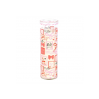 Valentine Postage Stamp Print Sparkling Rose Tube Candle Valentine Postage Stamp Print Sparkling Rose Tube Candle