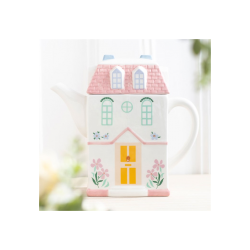 Pastel House Shaped Teapot Pastel House Shaped Teapot