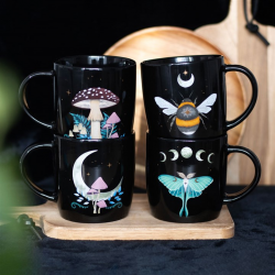 Set of 4 Dark Forest Mugs Set of 4 Dark Forest Mugs