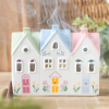 Pastel House Incense Cone Burner and Tealight Holder Pastel House Incense Cone Burner and Tealight Holder