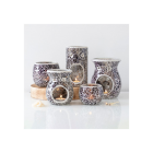 Small Gunmetal Grey Crackle Oil Burner and Wax Warmer