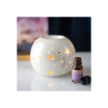 White Iridescent Star Oil Burner and Wax Warmer White Iridescent Star Oil Burner and Wax Warmer