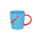 Bucket Shaped Ceramic Mug with Spade Spoon
