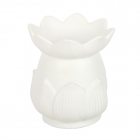 White Lotus Flower Oil Burner White Lotus Flower Oil Burner