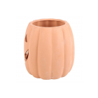 25cm Terracotta Cut Out Pumpkin Decoration