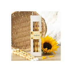 Set of 3 Sunflower Taper Candles Set of 3 Sunflower Taper Candles