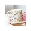 Cream Midnight Bloom Print Mug Cream Midnight Bloom Print Mug