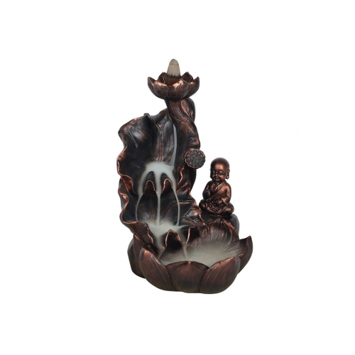 Bronze Effect Buddha Backflow Incense Burner Bronze Effect Buddha Backflow Incense Burner