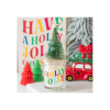 Holly Jolly Pine & Fir Glass Candle with Tree Holly Jolly Pine & Fir Glass Candle with Tree