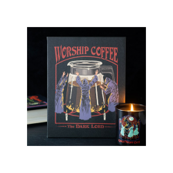 19x25cm Worship Coffee Canvas Plaque by Steven Rhodes 19x25cm Worship Coffee Canvas Plaque by Steven Rhodes