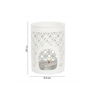 Matte Lattice Cut Oil Burner Matte Lattice Cut Oil Burner