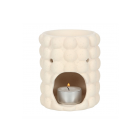 Cream Speckle Bubble Oil Burner and Wax Warmer Cream Speckle Bubble Oil Burner and Wax Warmer