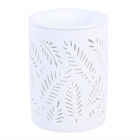 White Leafy Fern Cut Out Oil Burner and Wax Warmer White Leafy Fern Cut Out Oil Burner and Wax Warmer