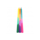 Set of 3 Dipped Aura Energy Taper Candles