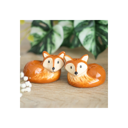 Fox Salt and Pepper Shakers Fox Salt and Pepper Shakers