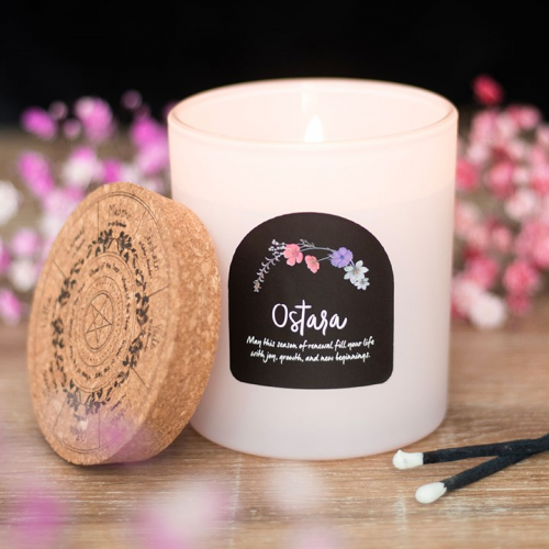 Ostara Fresh Linen Wheel of the Year Candle Ostara Fresh Linen Wheel of the Year Candle