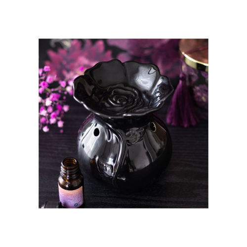 Black Rose Oil Burner Black Rose Oil Burner
